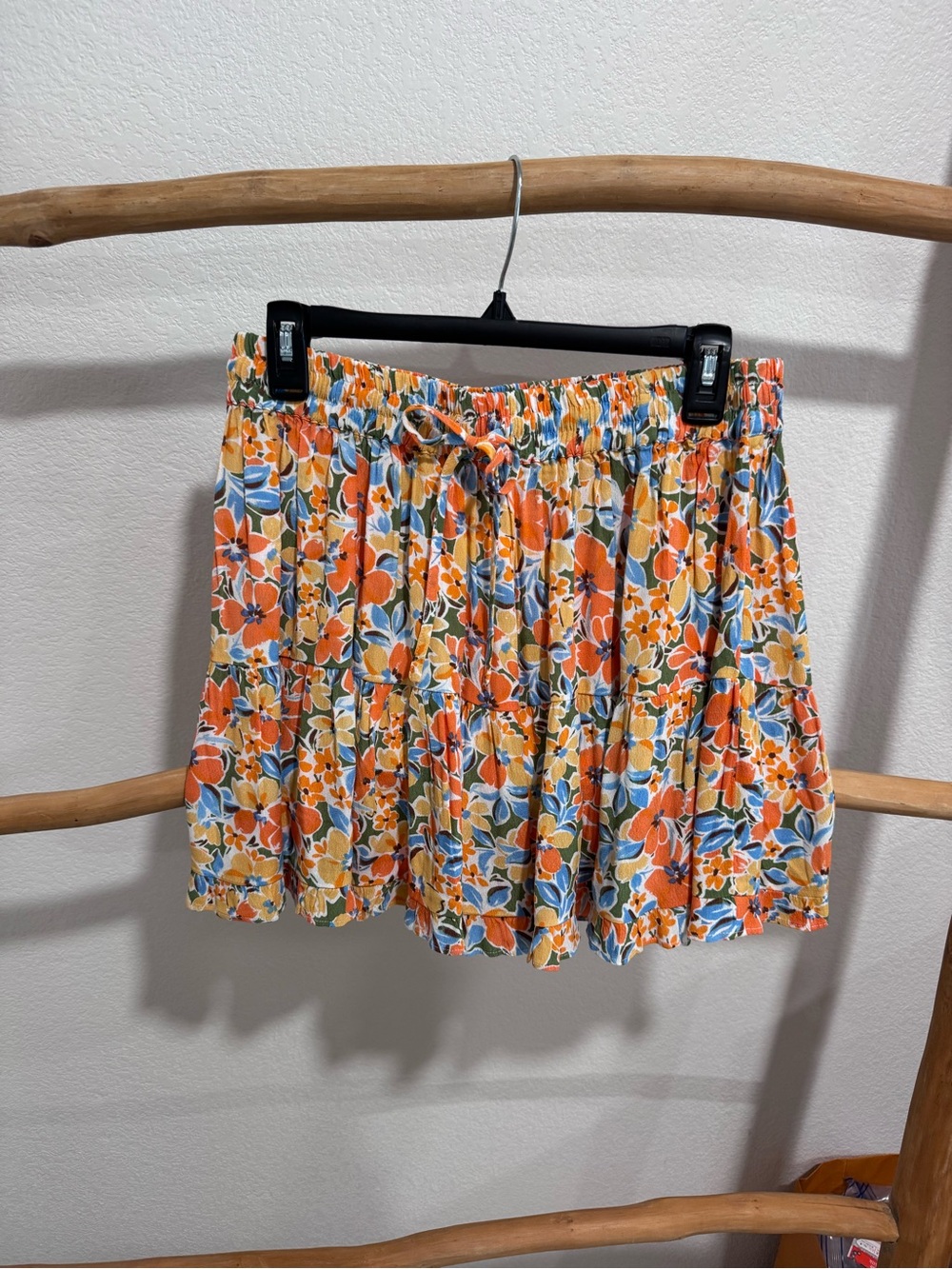 L*space floral mini skirt size M